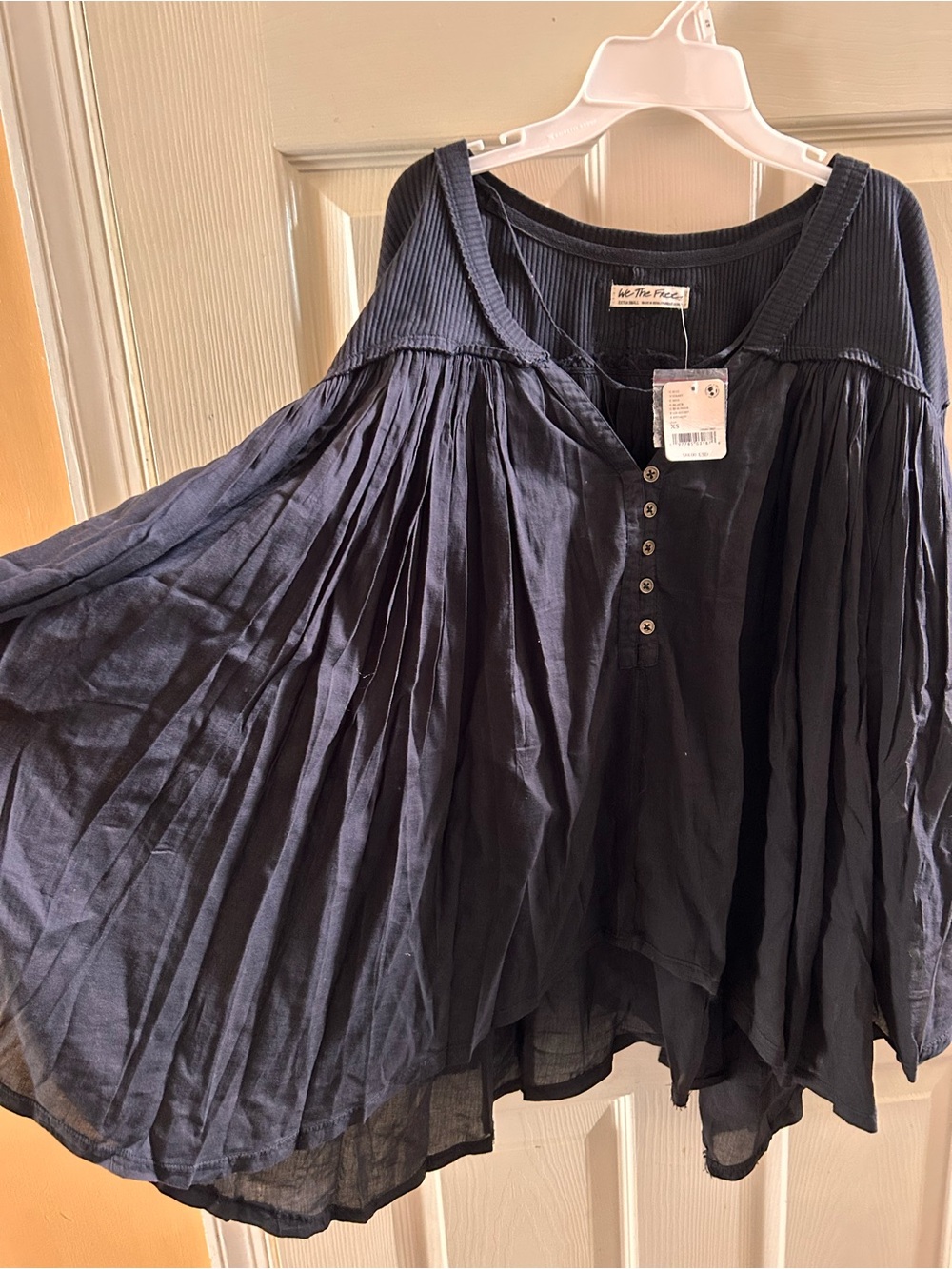 We The Free Flowy Tunic in Chocolate Brown - Picture 4 of 9